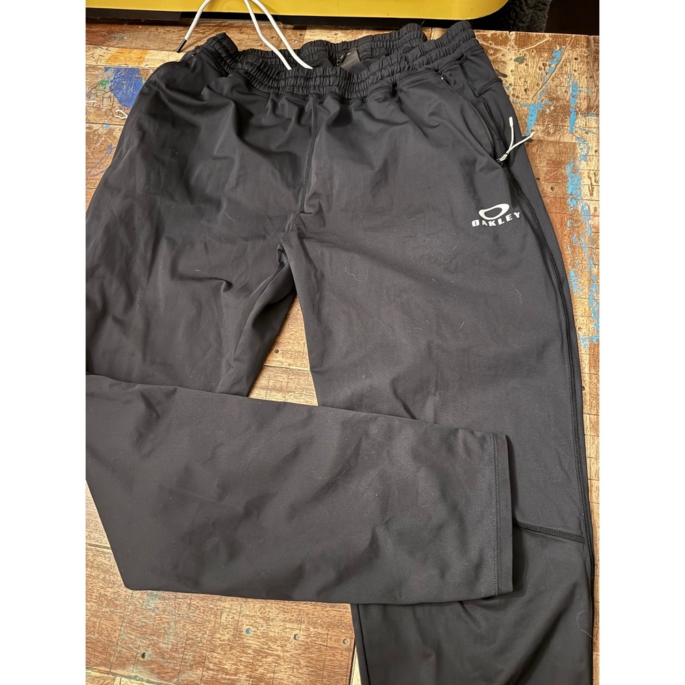 Oakley Hydrolix Mens Performance Pants Black Athletic Joggers 2XL XXL